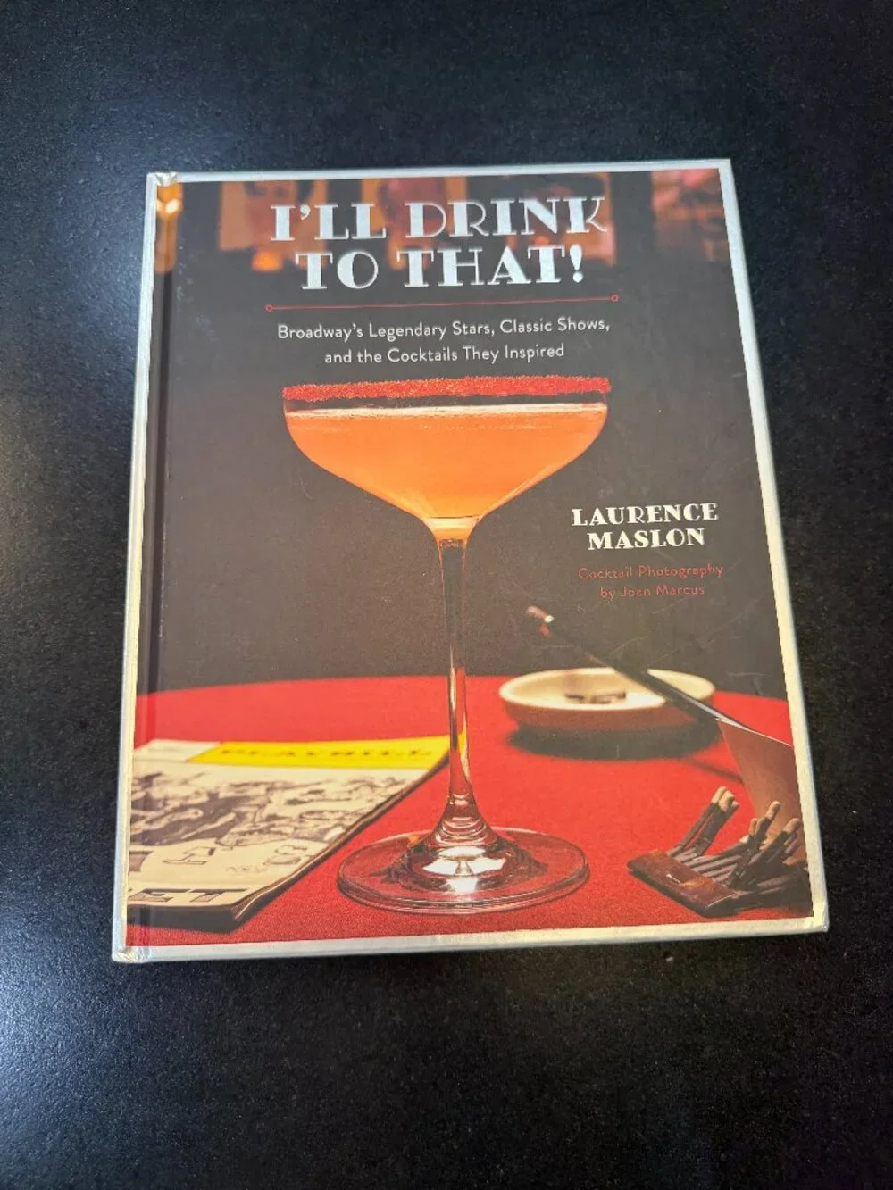Set of 2 Cocktail Recipe Full Color Cookbooks Broadway Themed for Entertaining
